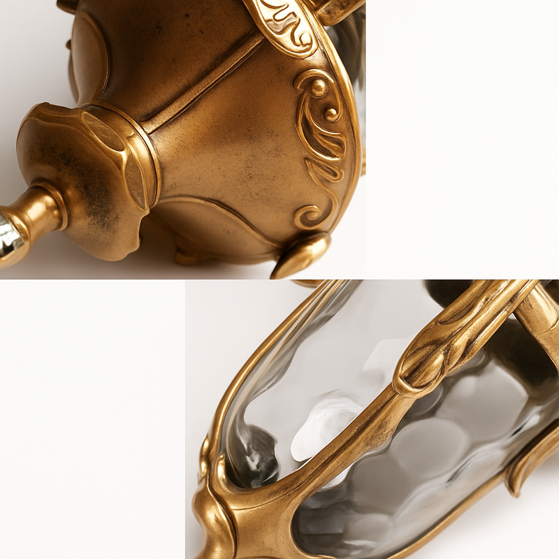 SANDIY Rétro Lustre Vintage Extérieur Plafond Suspension Europe Suspension pour Jardin Porche Balcon Cour Éclairage Public