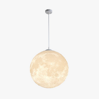 suspension pleine lune LED pour salon salle à manger chambre barre Table lumières