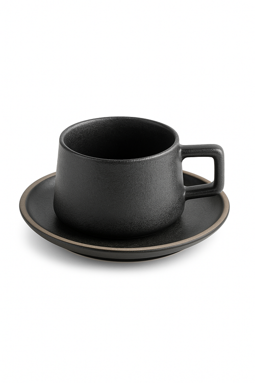Service à thé céramique rétro japonais tasses soucoupes