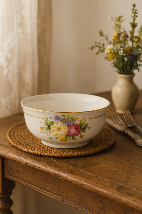 service de table porcelaine jingdezhen floral style occidental