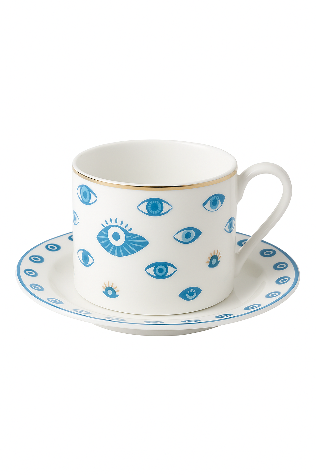 Service the vintage ceramique italienne tasse soucoupe plateau