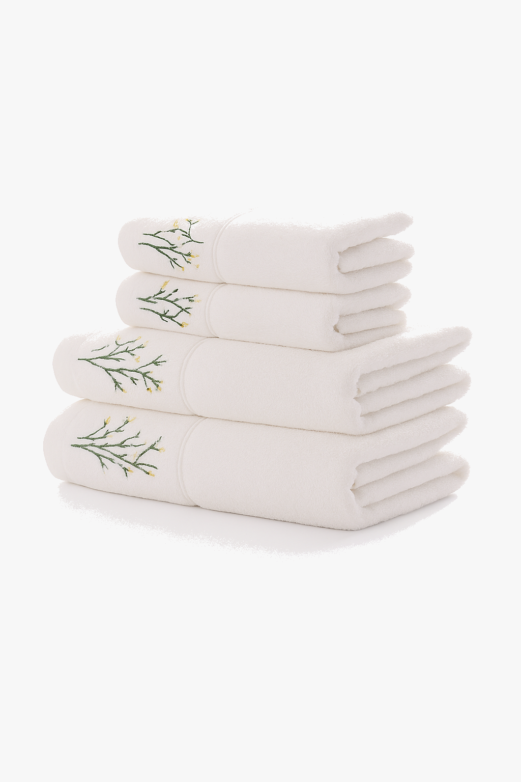serviette de bain bambou brodée ultra absorbante unie