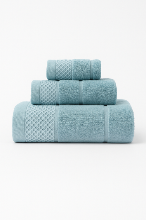 serviette de bain coton lot 3 absorbante épaisse
