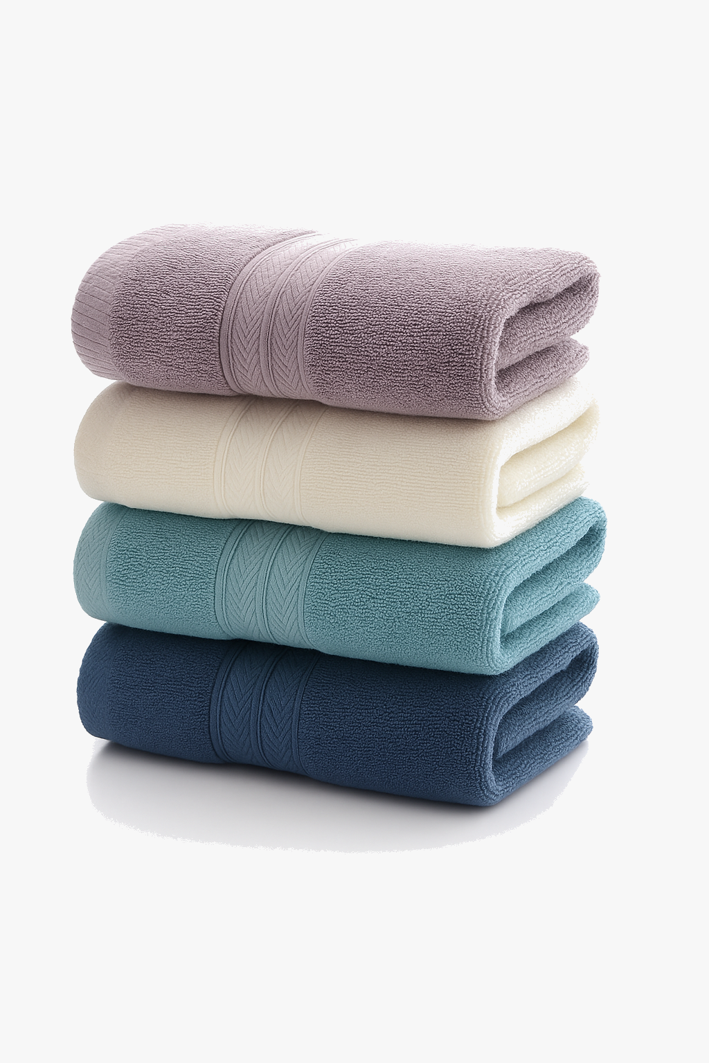 serviette de bain coton motif espace rayé absorbant