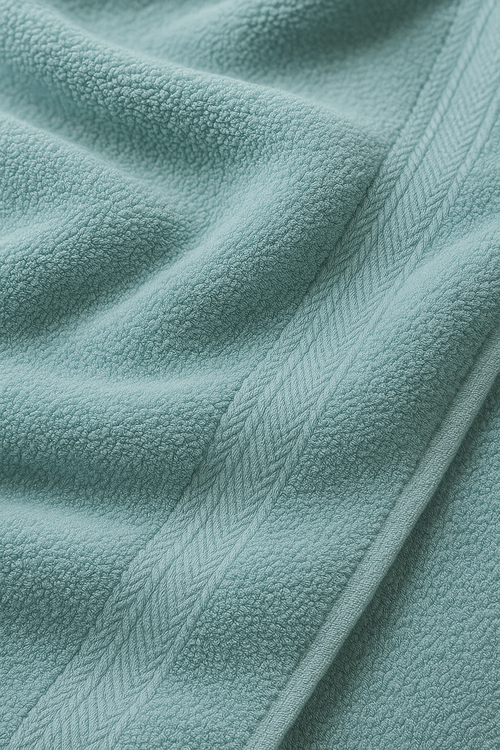 Serviette de bain lot 4 coton brodé rapide