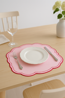 Set de table 4 pièces coquille saint jacques