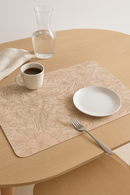 Set de table cuir antiderapant style europeen cuisine