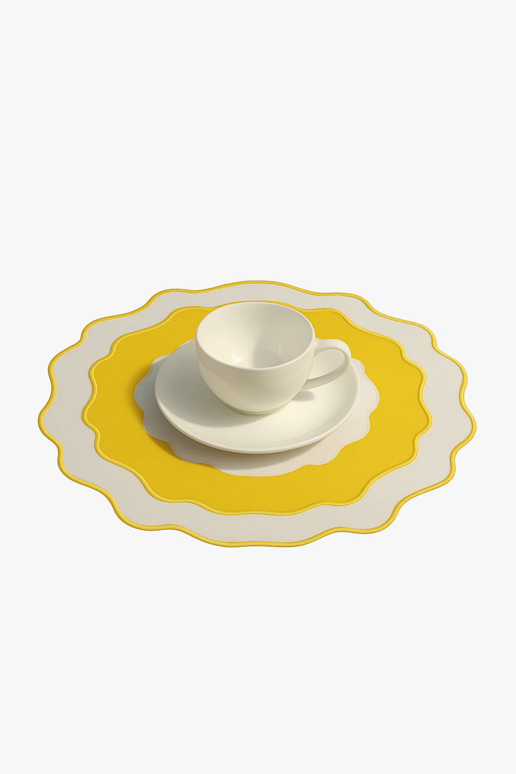 Set de table lin brodé style classique lavable