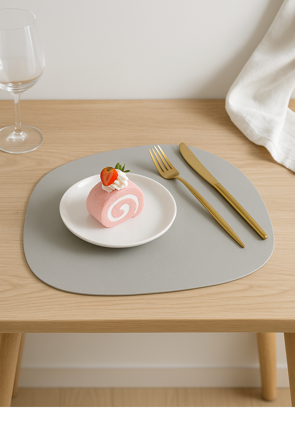 Set de table nordique double face imitation cuir