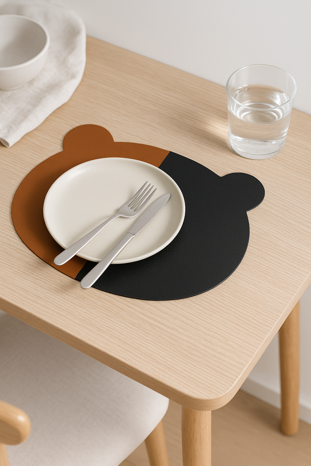 Set de table ours mignon pvc style japonais - vue 3 sur 2