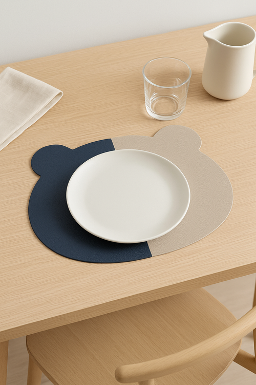 Set de table ours mignon pvc style japonais maison cuisine