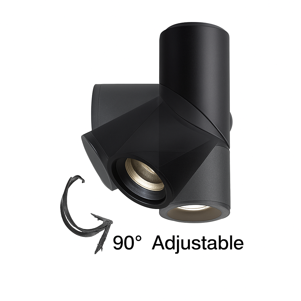 Spot design LED avec orientation à 90° Silla - vue 7 sur 8