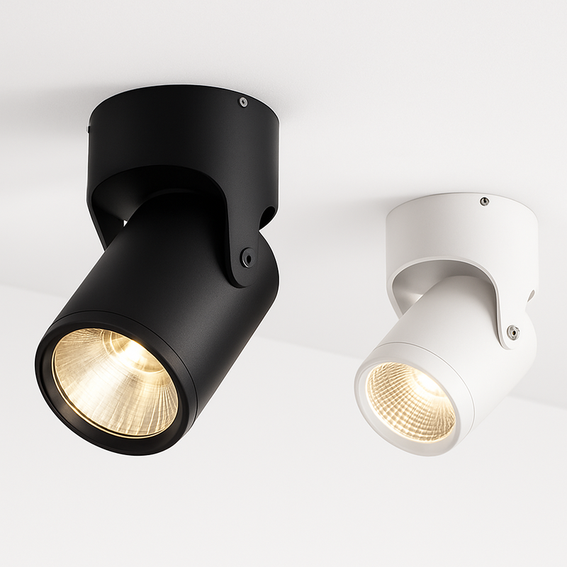 Spot dimmable rotatif led haute qualité monté en surface