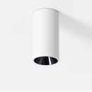 Spot en cylindre moderne à LED noir ou blanc