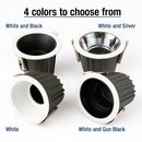 spot led encastrable étanche antireflet pour intérieur et extérieur