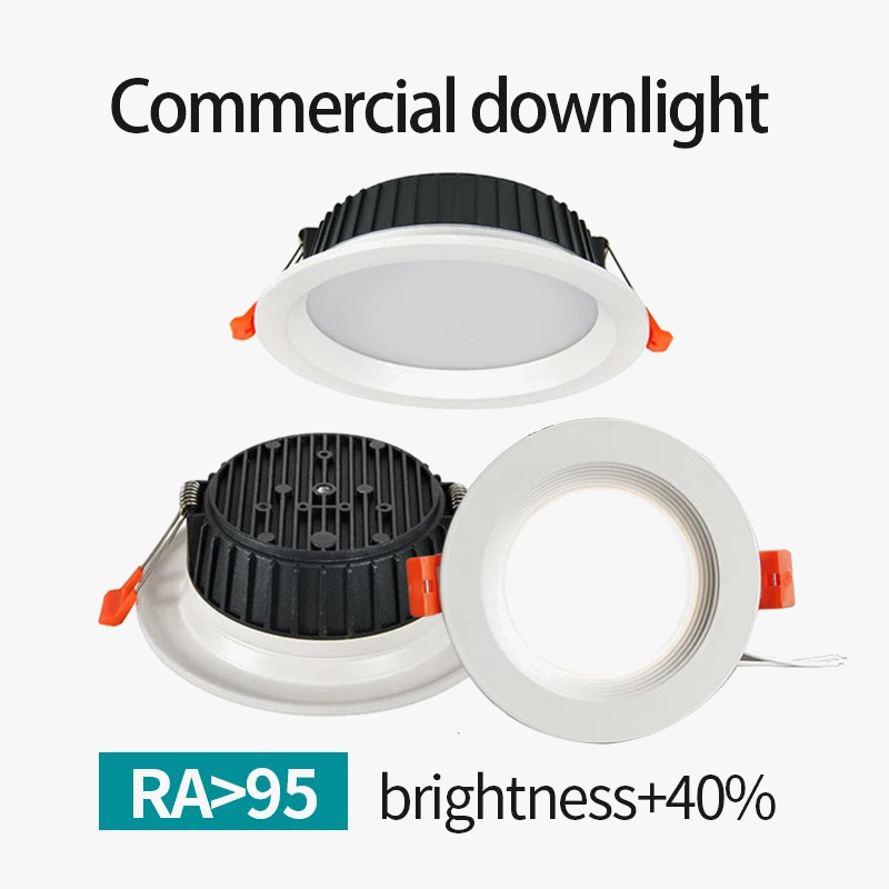 Spot led encastrable tricolore lumière blanche et chaude