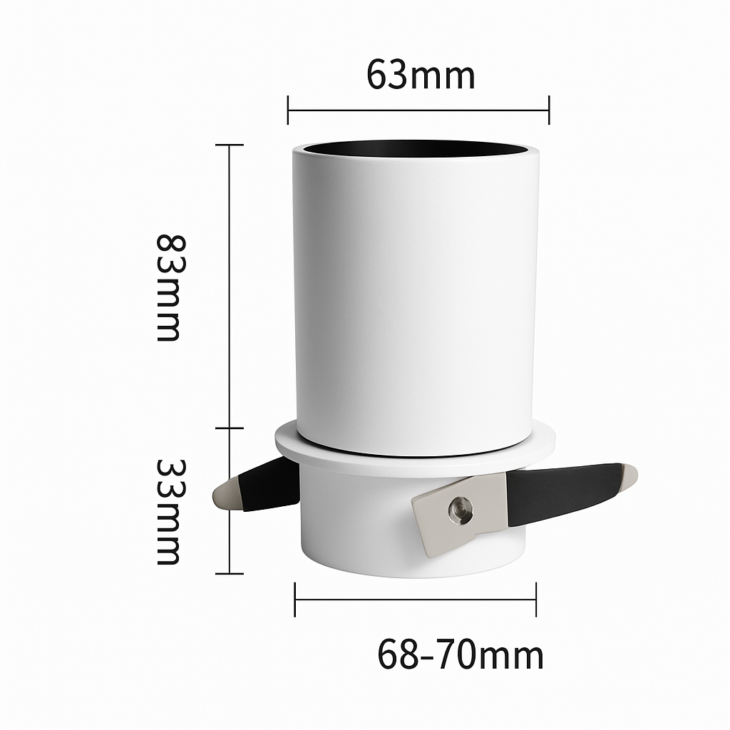 Spot LED orientable design Nordic - vue 11 sur 10