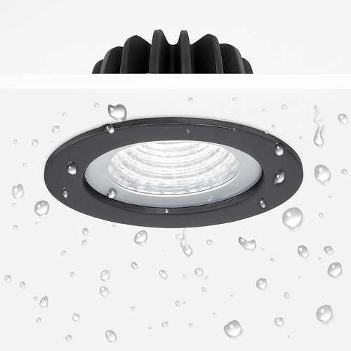 spot led étanche et ignifuge pour sauna et bain de vapeur