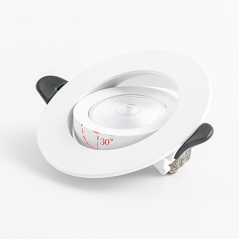 Spot rond COB Led Downlights haut de gamme encastré pour intérieur résidentiel maison