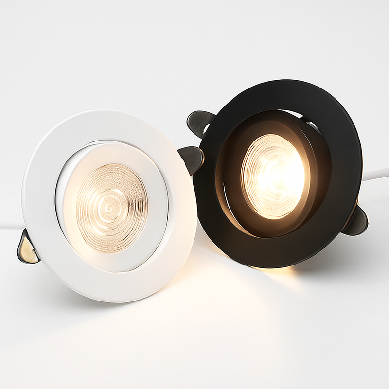Spot rond COB Led Downlights haut de gamme encastré pour intérieur résidentiel maison