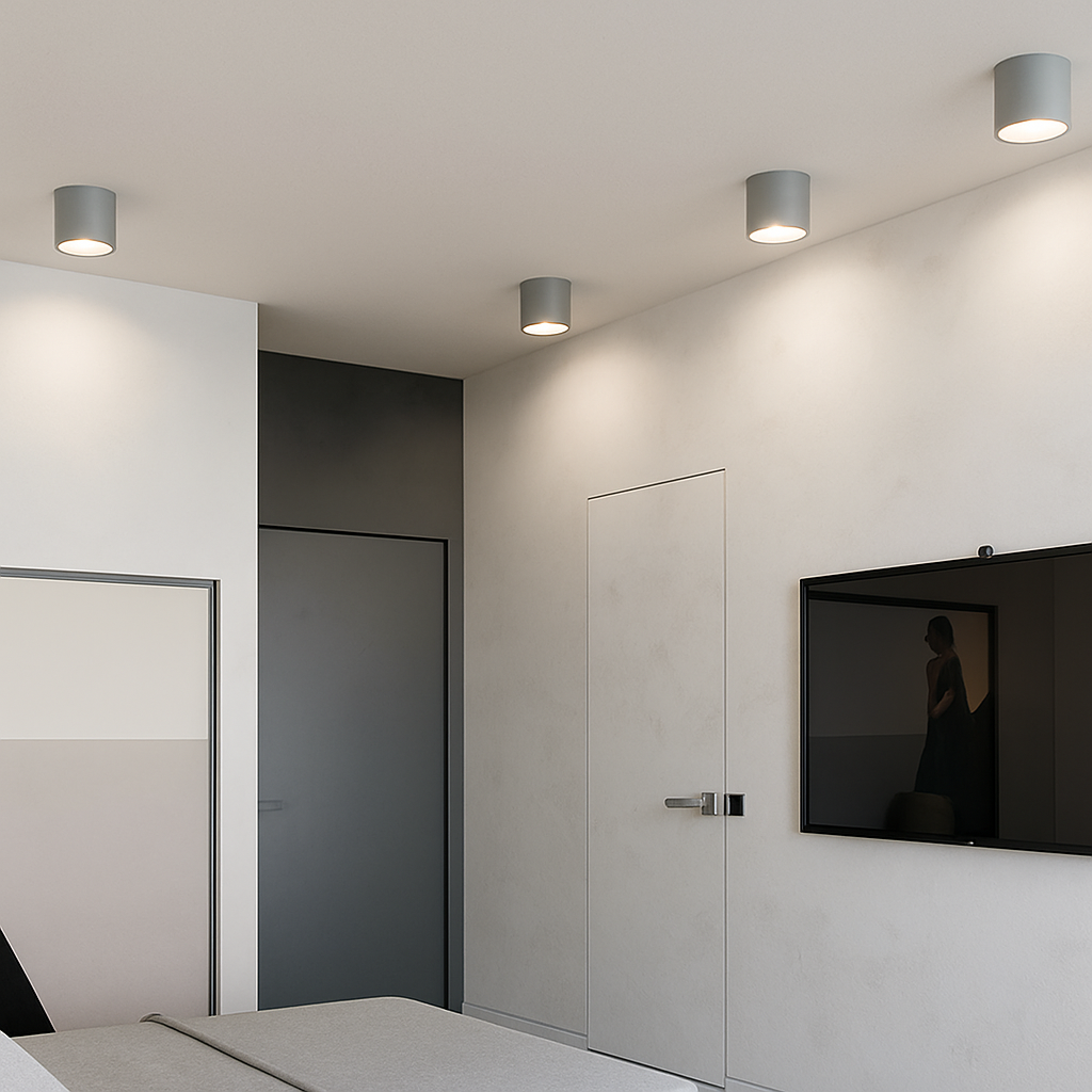 spot rond monté en Surface nordique Led petit projecteur couloir entrée lumière allée lumière éclairage intérieur