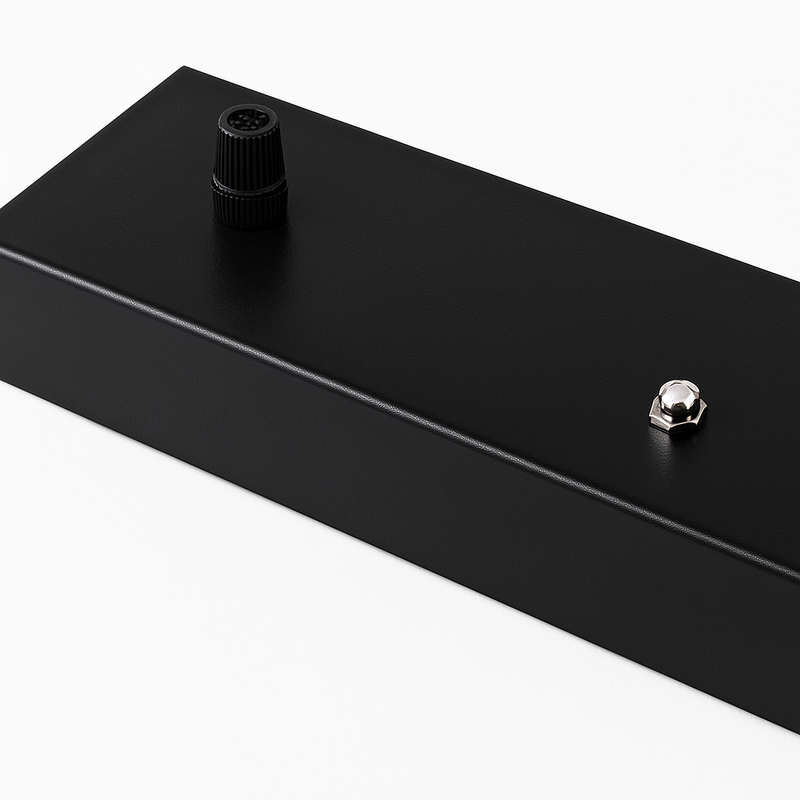 Support socle long suspension jusqu'à 5 trous (noir ou blanc)