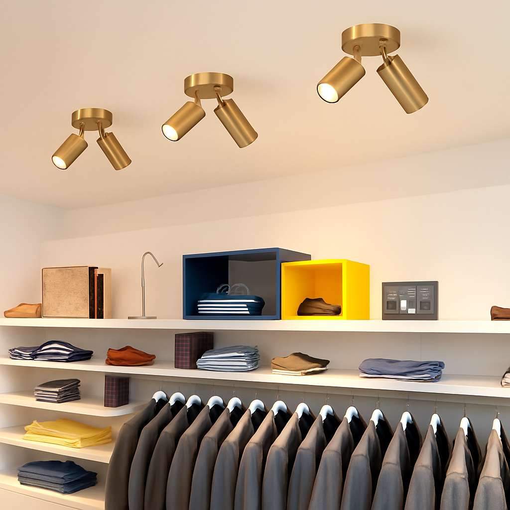 Surface LED Lustre Plafonnier Salle À Manger Décoration De La Maison Fond Projecteur Escaliers Chevet Angle Lumières Réglables - vue 4 sur 11