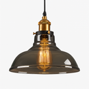 Suspension avec abat-jour en verre Loft