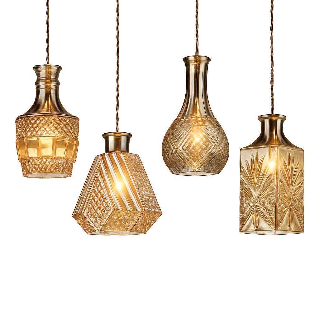 Suspension bouteilles en verre de plusieurs formes Bottle - vue 8 sur 8