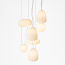 suspension créative en verre pour décoration intérieure moderne