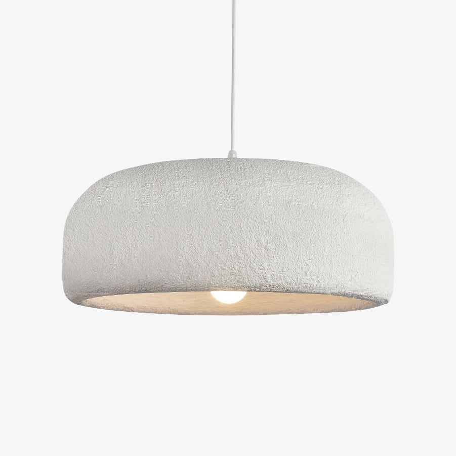 Suspension design avec abat-jour arrondi blanc Mango - vue 2 sur 6