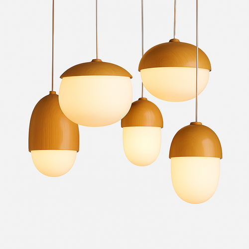 Suspension design en métal de différente forme