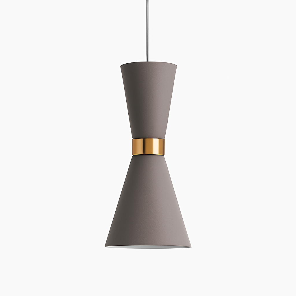 Suspension design LED en aluminium Funnel - vue 12 sur 16