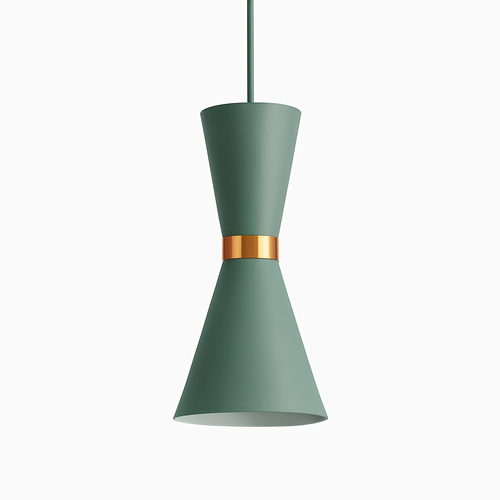 Suspension design LED en aluminium Funnel