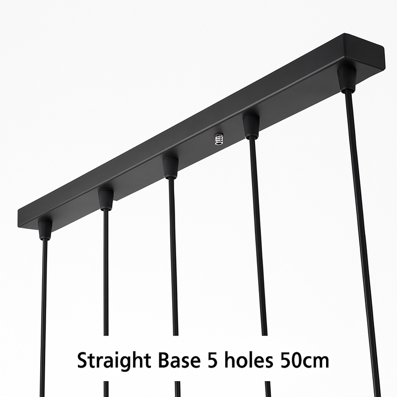 Suspension design à LED en forme de bouteille en verre de couleur