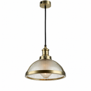 Suspension design LED en verre style Loft industriel