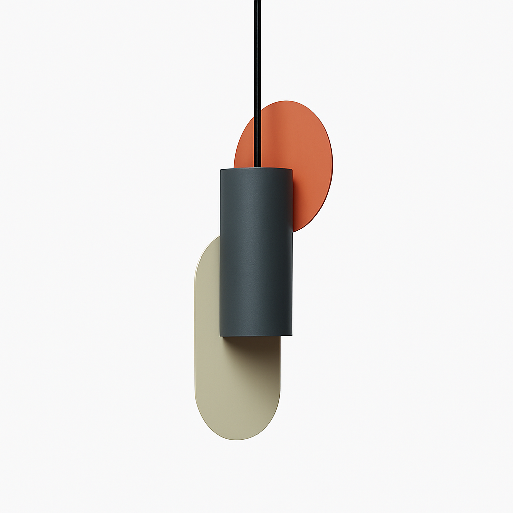 Suspension design LED formes colorés Afric - vue 11 sur 13