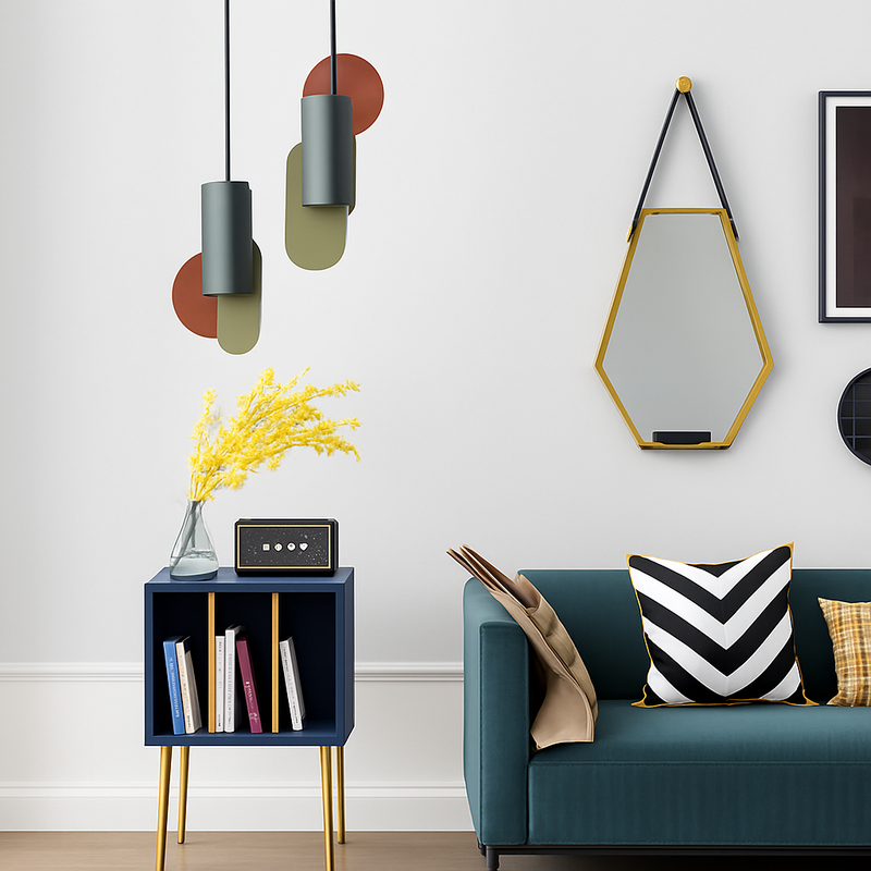 Suspension design LED formes colorés Afric