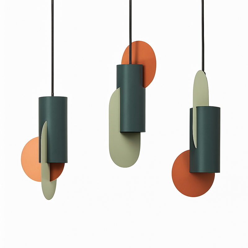 Suspension design LED formes colorés Afric