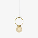 Suspension design LED luxury en verre cristal Ball