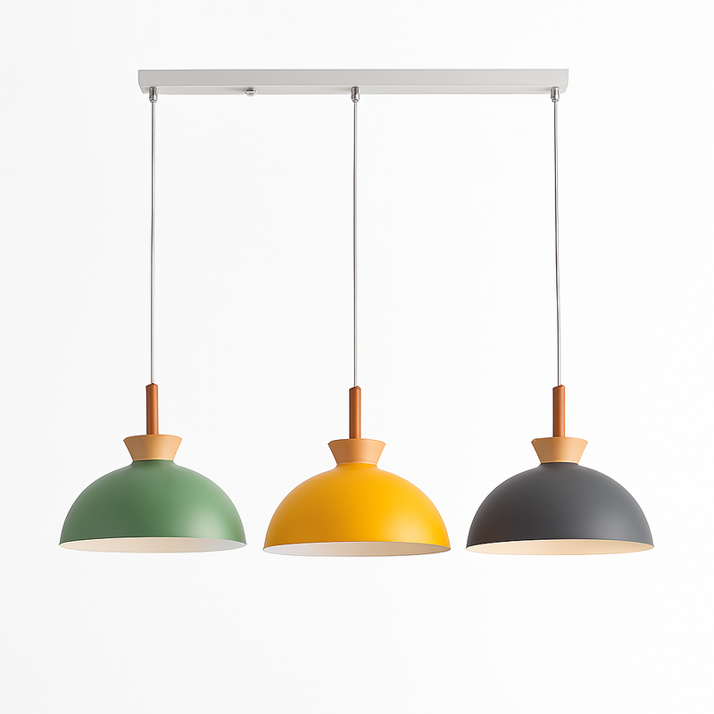 Suspension design moderne à LED de couleur Lampes