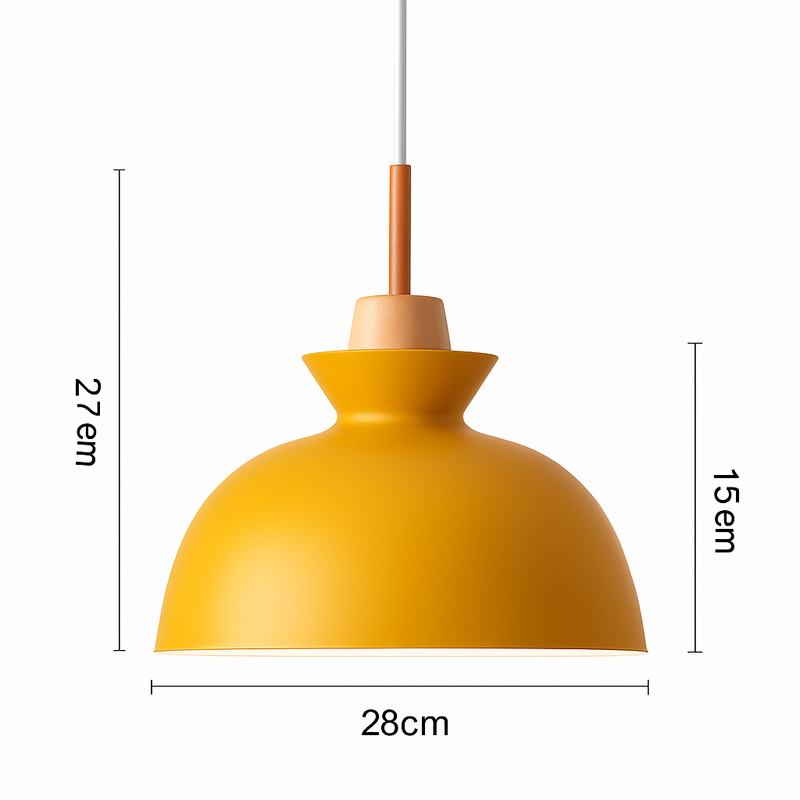 Suspension design moderne à LED de couleur Lampes
