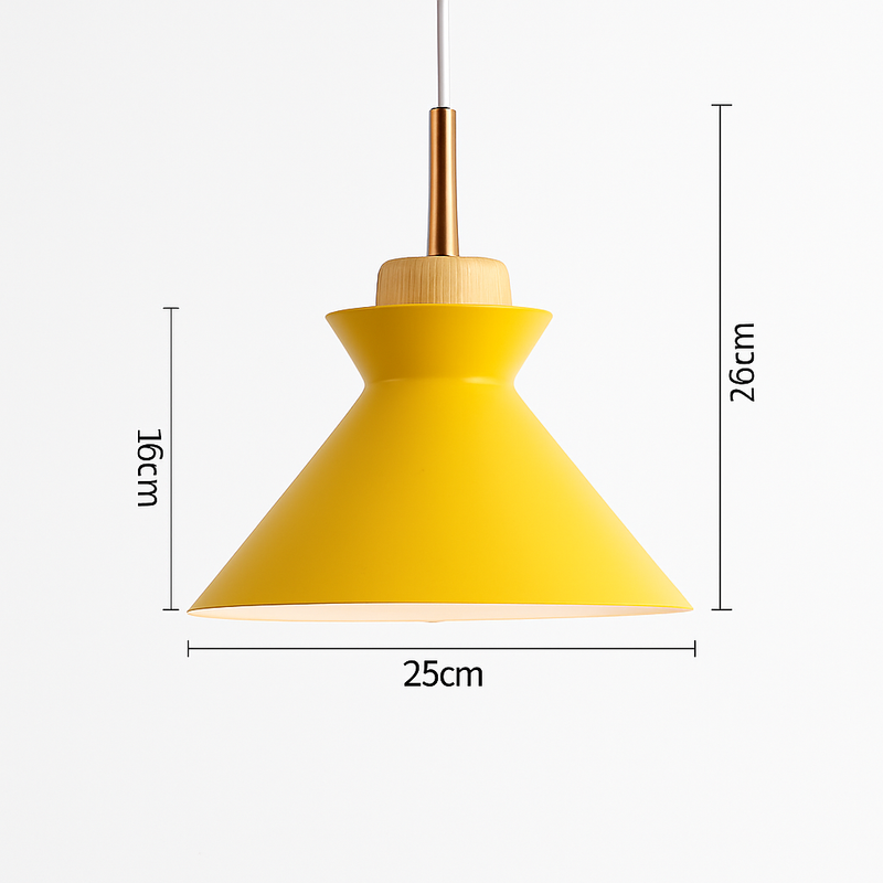 Suspension design moderne à LED de couleur Lampes