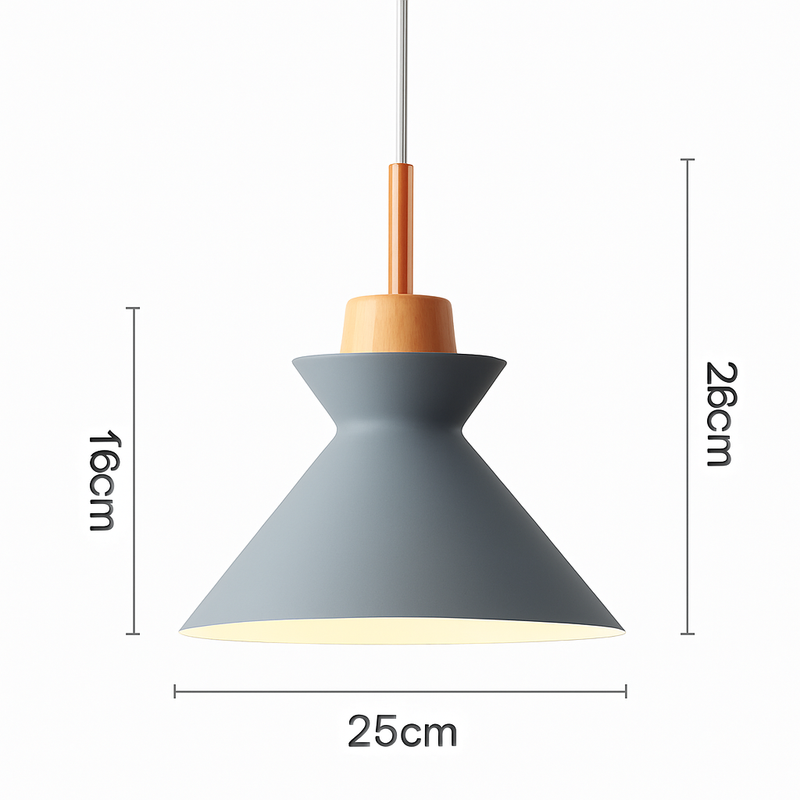 Suspension design moderne à LED de couleur Lampes