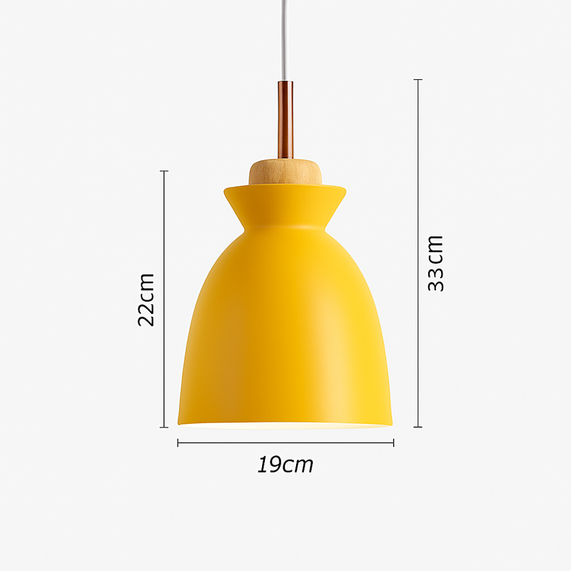 Suspension design moderne à LED de couleur Lampes