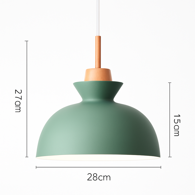 Suspension design moderne à LED de couleur Lampes