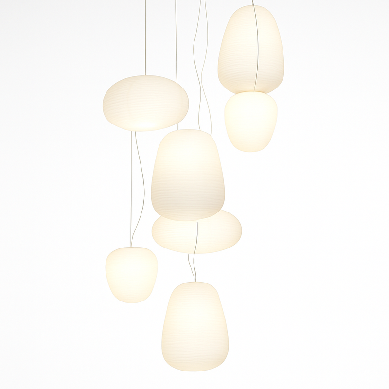 suspension design nordique en verre pour décoration intérieure