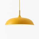 Suspension en aluminium de couleur et tige en bois Wood