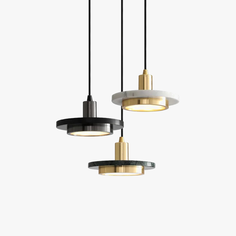 suspension en marbre naturel style nordique minimaliste