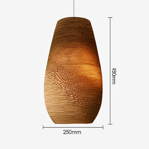 Suspension en papier carton (différentes formes)